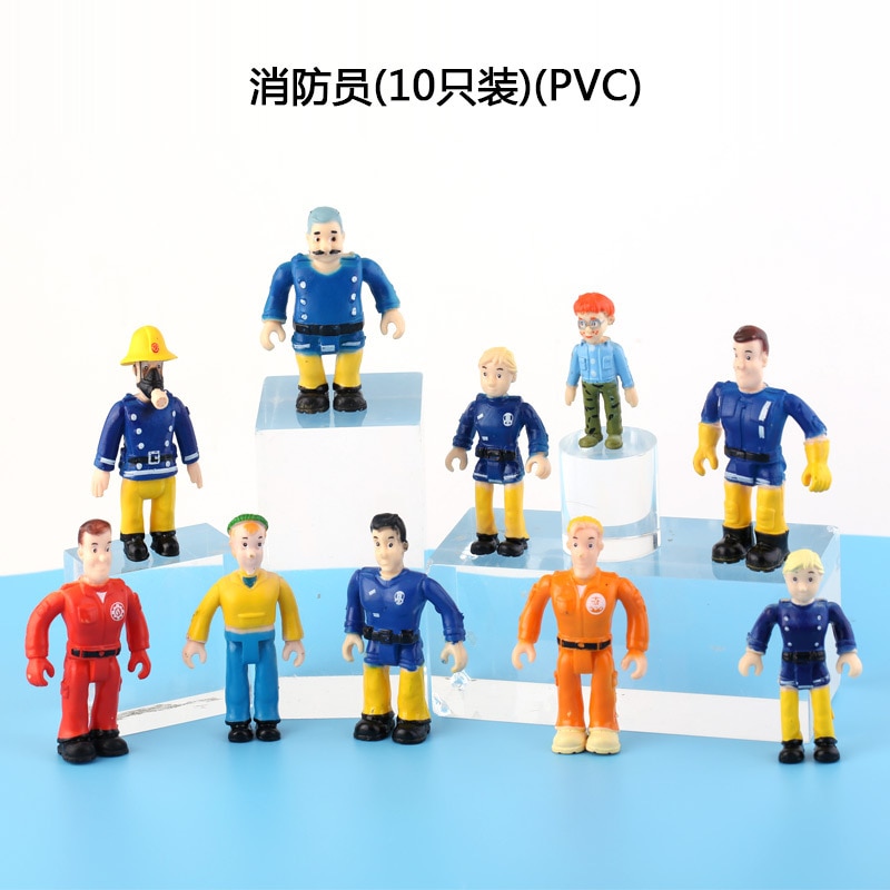 10pcs 7cm ݺ  ȭ ҹ  ׼ ǱԾ  PVC 밨    峭 d11